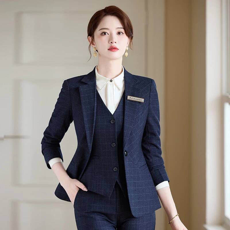 Formal Winter Wear Women Jacket - 고품질 원단 가을 겨울 정장 OL