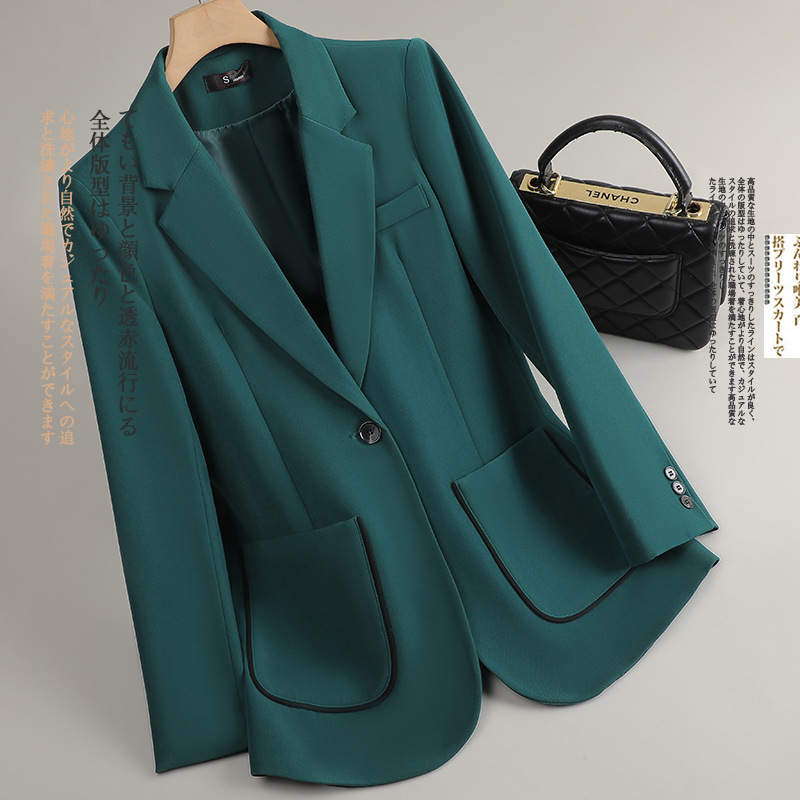 Formal Winter Wear Women Jacket - 여성 블레이저 여성용 가을 겨울 긴