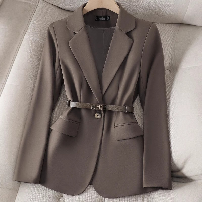 Formal Winter Wear Women Jacket - 오피스 레이디 블레이저 여성 재킷 긴