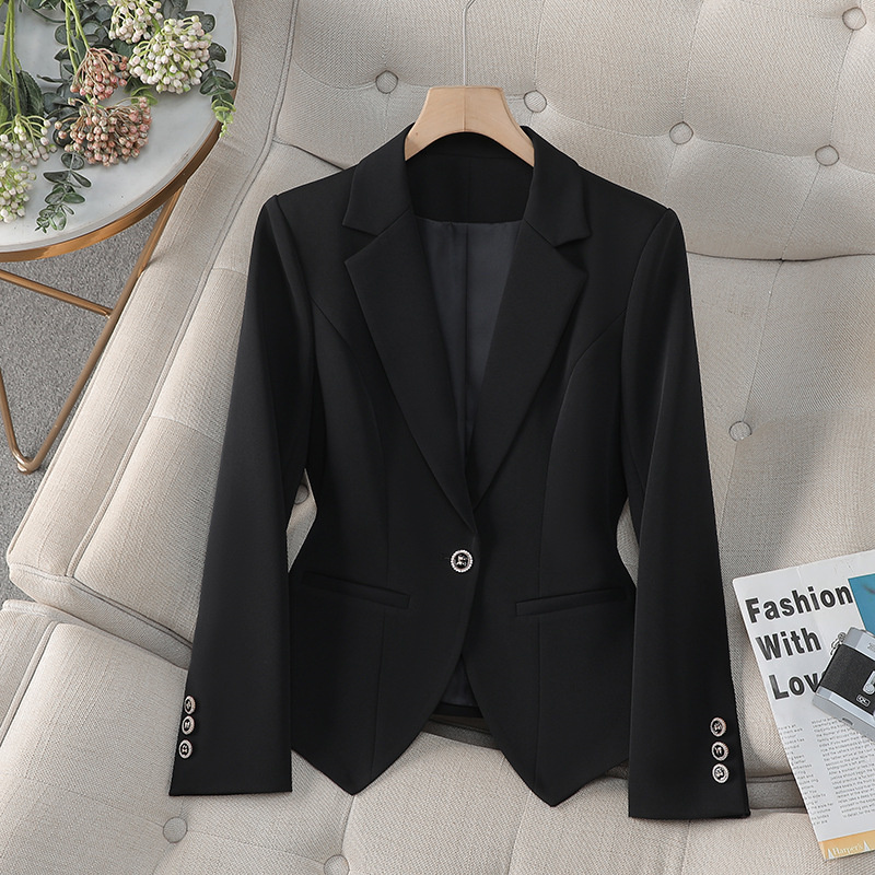 새로운 패션 여성 정장 블레이저 여성 레드 화이트 블랙 - Formal Winter Wear Women Jacket 리뷰 및 가격
