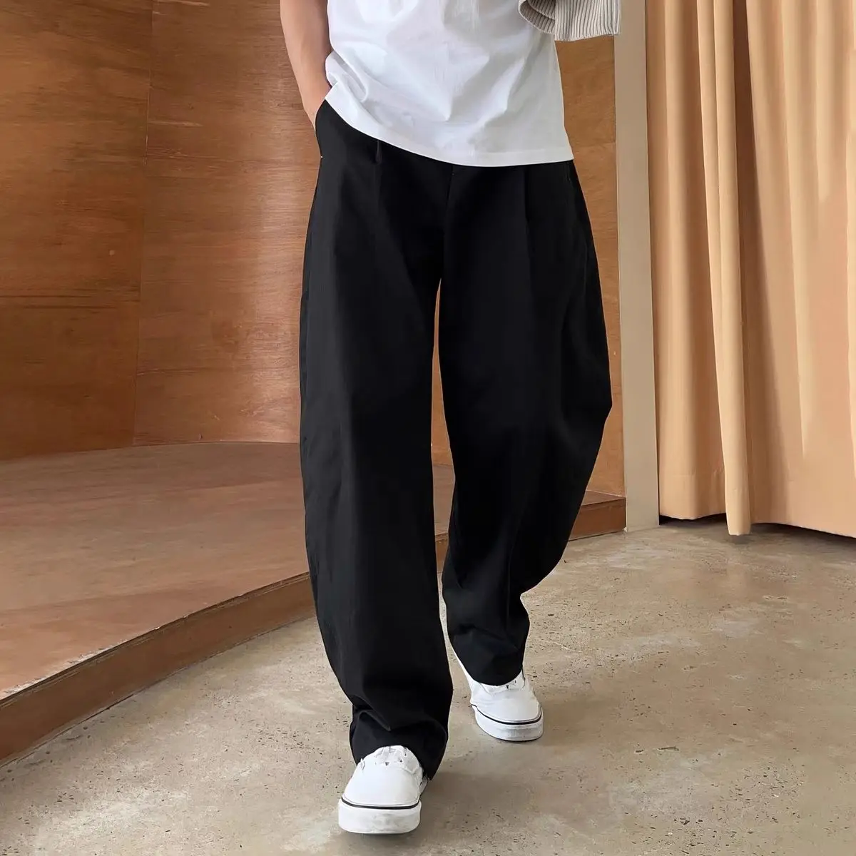 겔리타인 남성 바지 맞춤 와이드 스트레이트 화이트 의류 - Tailored Trouser Wide 리뷰 및 가격