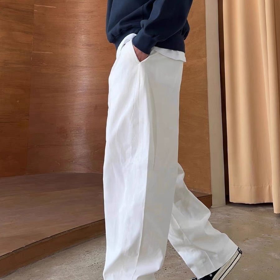 겔리타인 남성 바지 맞춤 와이드 스트레이트 화이트 의류 - Tailored Trouser Wide 리뷰 및 가격