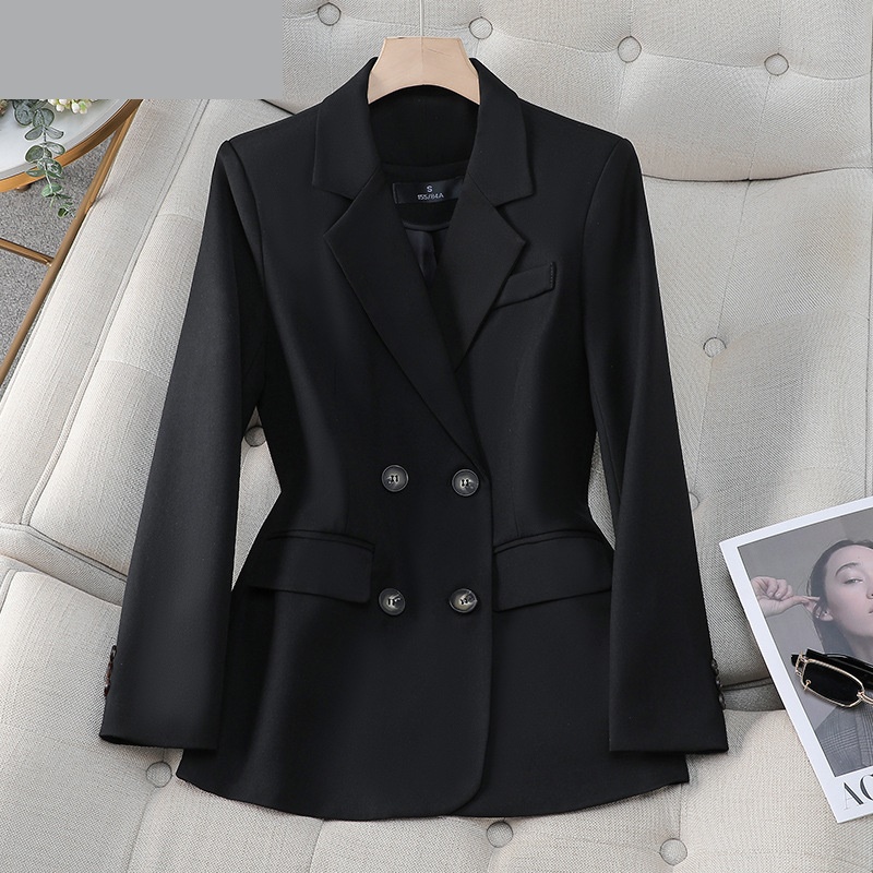 하이 퀄리티 여성용 블랙 다크 브라운 더블 브레스트 재 - Formal Winter Wear Women Jacket 리뷰 및 가격