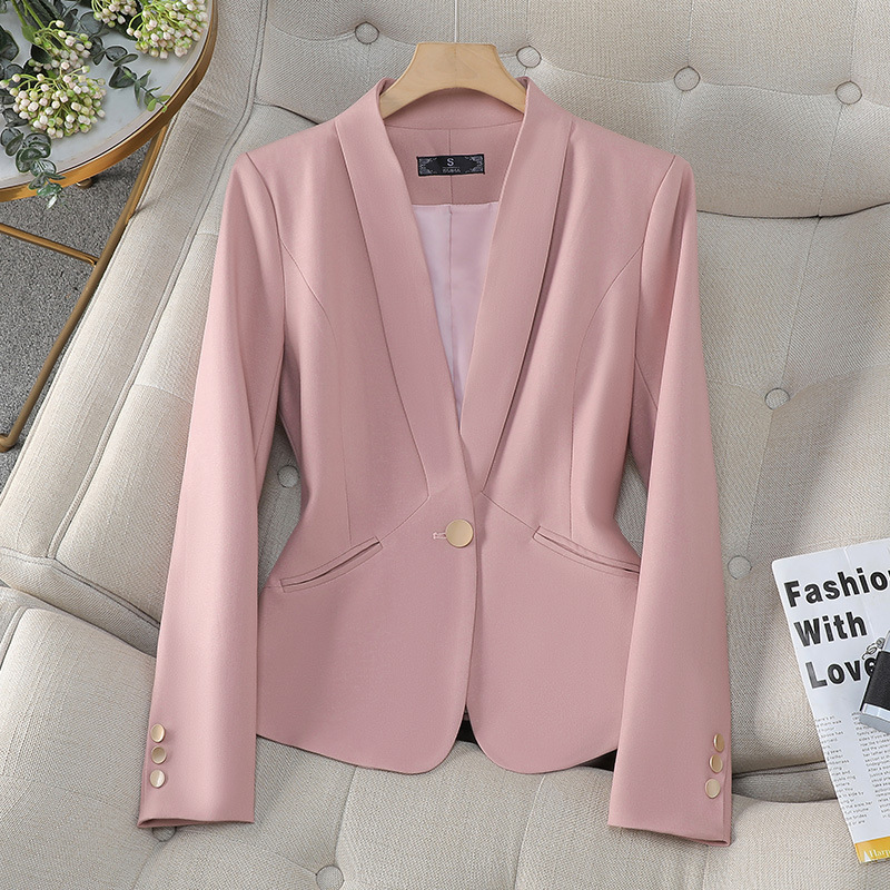 NewAutumn 여성 블레이저 코트 긴 소매 싱글 버 - Formal Winter Wear Women Jacket 리뷰 및 가격