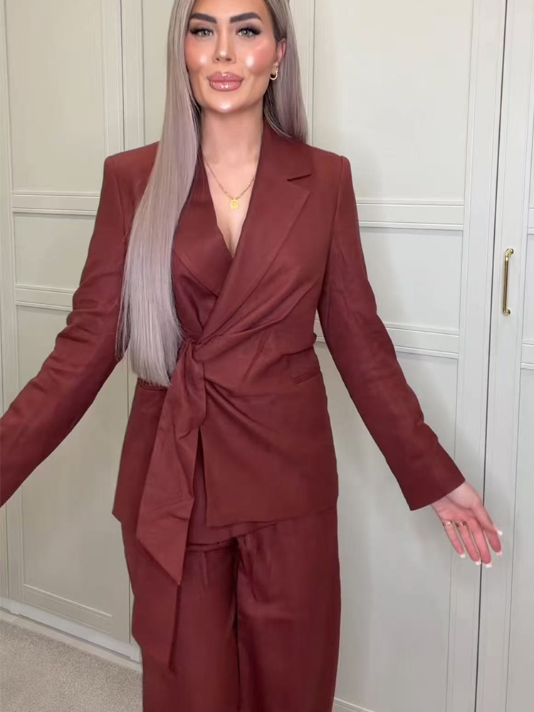 패션 오피스룩 여성 블레이저 팬츠 수트 우아한 포멀 슬 - Formal Wear Women Us 리뷰 및 가격