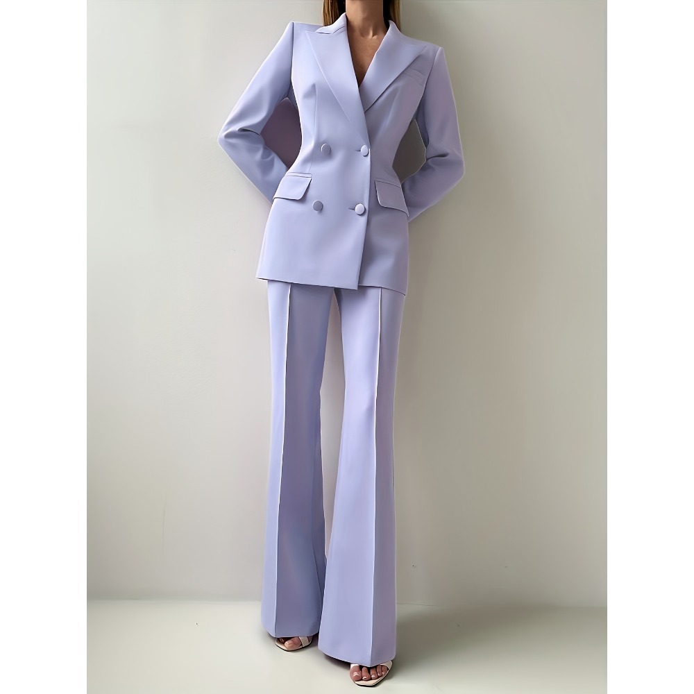 우아한 여성용 테일러드 수트 세트, 허리를 강조하는 디 - Tailored Trouser Wide 리뷰 및 가격