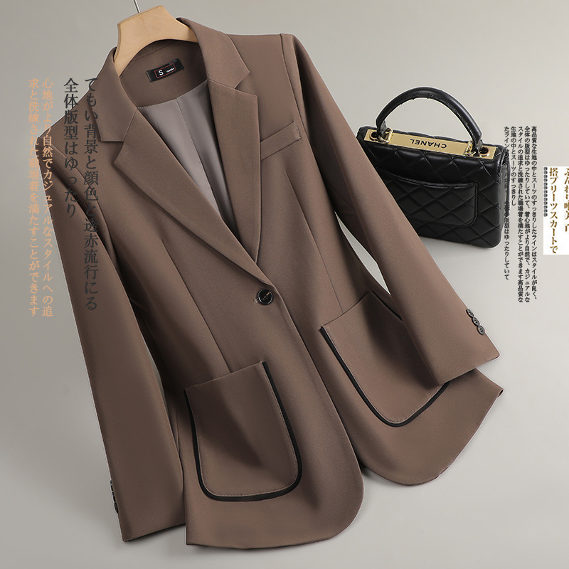 여성 블레이저 여성용 가을 겨울 긴 소매 정장 재킷 코 - Formal Winter Wear Women Jacket 리뷰 및 가격