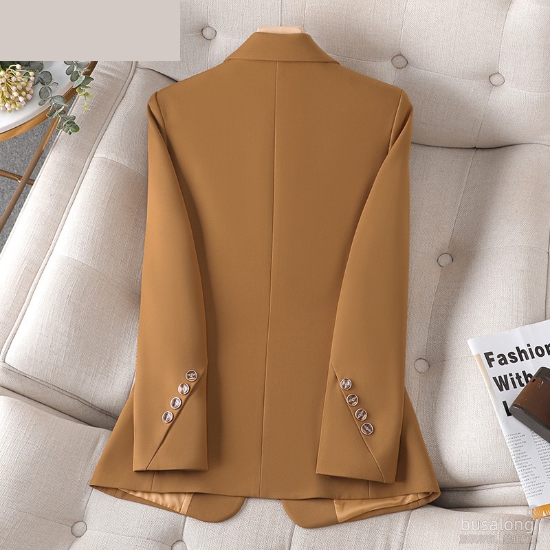 고품질 숙녀 블레이저 자켓 여성 솔리드 긴 소매 비즈니 - Formal Winter Wear Women Jacket 리뷰 및 가격