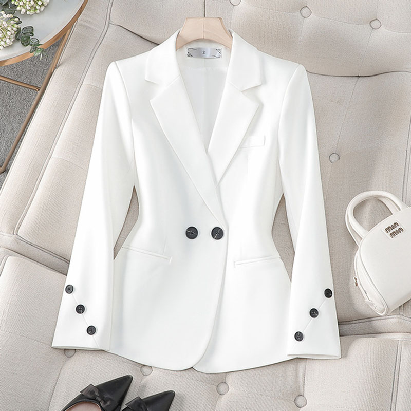 2025 신상 봄 가을 화이트 블랙 블레이저 여성 롱  - Formal Winter Wear Women Jacket 리뷰 및 가격