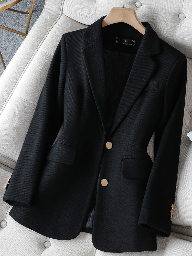 패션 여성 블레이저 여성용 그린 블랙 카키 긴 소매 여 - Formal Winter Wear Women Jacket 리뷰 및 가격