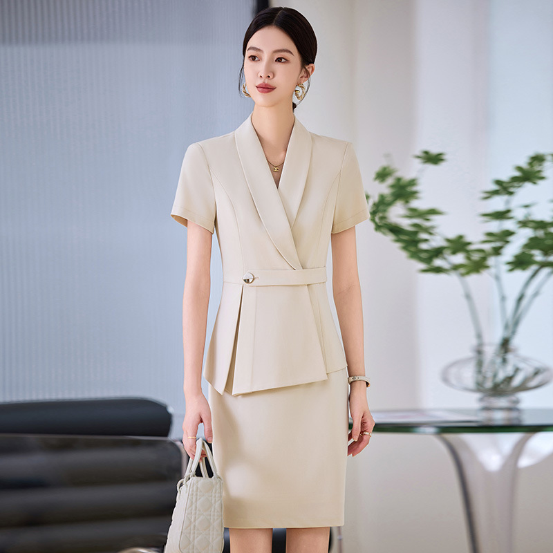 여성 여름 정장 세트 신상 전문직 정장 호텔 프론트 데 - Women'S Formal Wear Stores 리뷰 및 가격