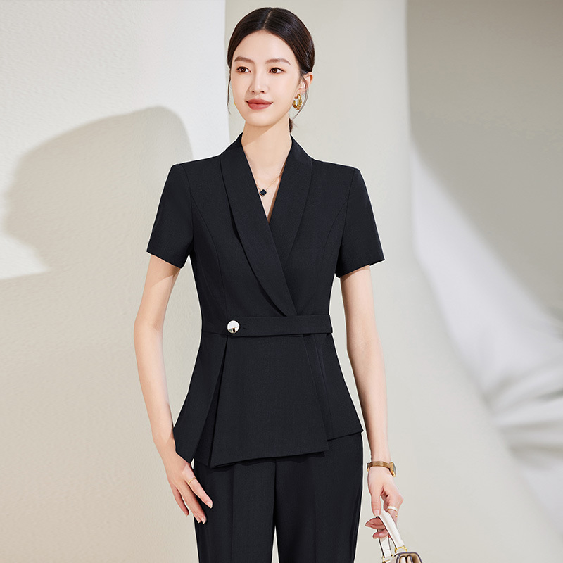 여성 여름 정장 세트 신상 전문직 정장 호텔 프론트 데 - Women'S Formal Wear Stores 리뷰 및 가격