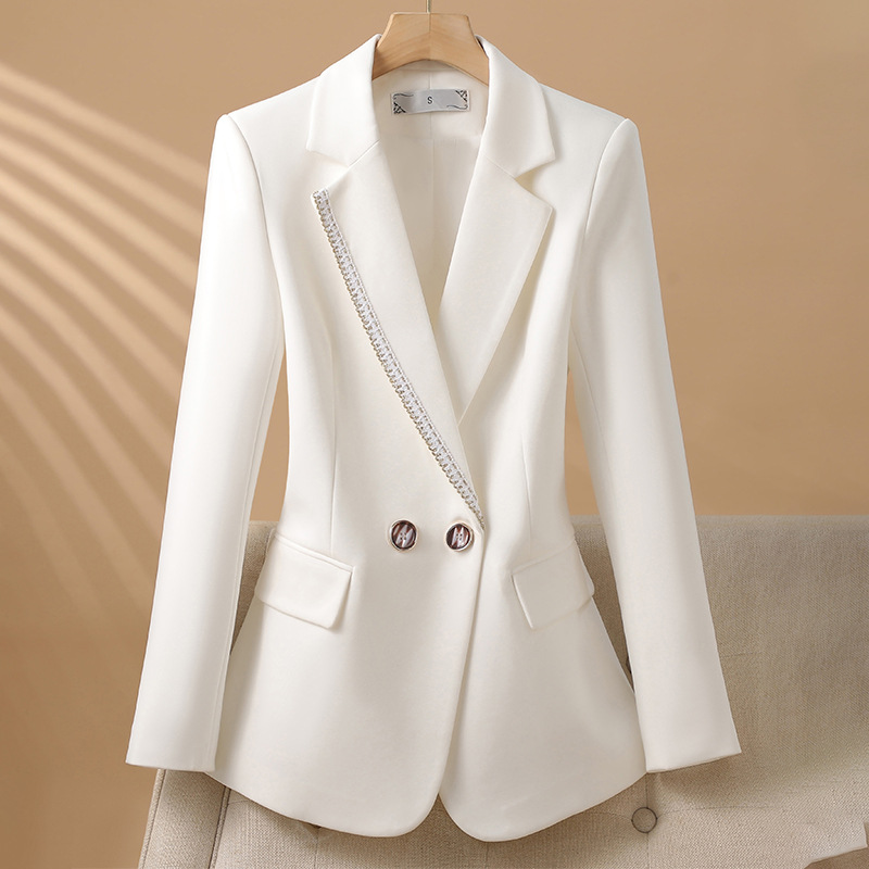 패션 여성 블레이저 긴팔 봄 가을 여성 슬림 정장 재킷 - Formal Winter Wear Women Jacket 리뷰 및 가격