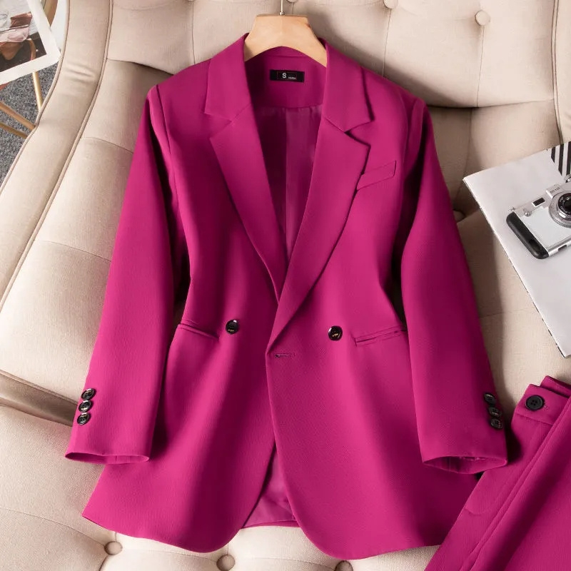 여성용 정장 블레이저 2023, 로즈 블랙, 긴팔, 더 - Formal Winter Wear Women Jacket 리뷰 및 가격