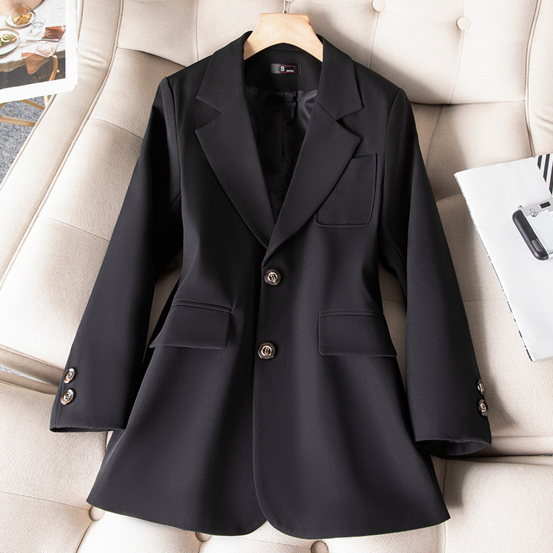 여성용 정장 블레이저 코트, 긴 소매 싱글 브레스트 재 - Formal Winter Wear Women Jacket 리뷰 및 가격