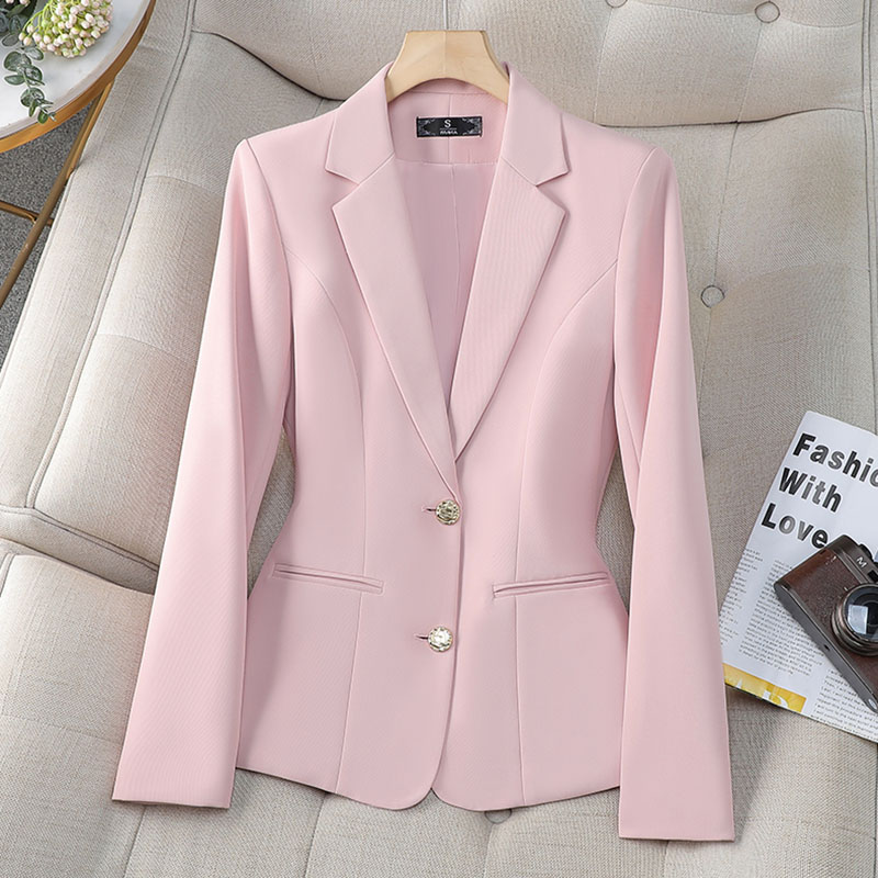 새로운 패션 여성 정장 블레이저 숙녀 싱글 브레스트 긴 - Formal Winter Wear Women Jacket 리뷰 및 가격